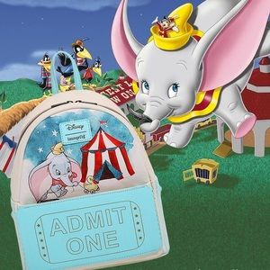 NWT Disney Dumbo Admit One Loungefly Mini Backpack